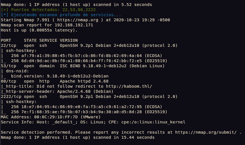 escaneo nmap