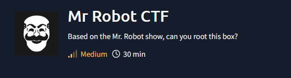 Mr Robot – THM - Linux - Media/Fácil