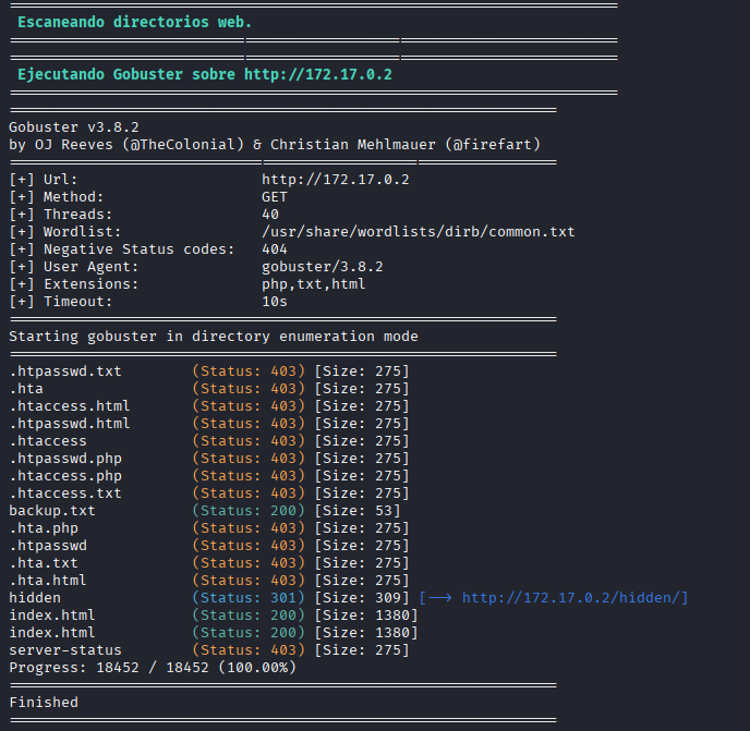 escaneo de directorios
